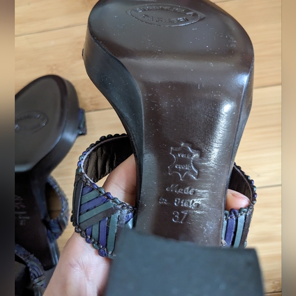 Double Strap Chunky Heel Platform Sandals - Picture 8 of 12